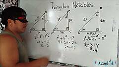 university student learns erotic trigonometry lessons wildly!