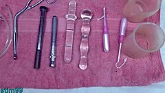 Tube in pee hole flooding her uterus?