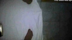 Wanking my wife's warm piss-filled toy