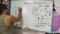 Intriguing Bedroom Nerdy Asian Student Teacher Encounter