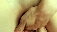 naughty babe's perfect ass pounded doggystyle creampie closeup