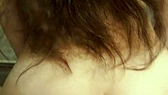 naughty babe's perfect ass pounded doggystyle creampie closeup