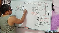 Intriguing Bedroom Nerdy Asian Student Teacher Encounter