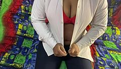 Desi college girl fingers herself passionately