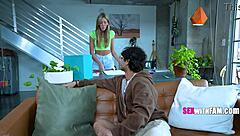 zane walker's huge dick wows petite nerd stepsis