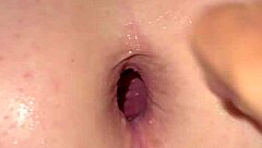 Amateur Fist Deep in Gaping Asshole Triggers Massive Orgasm