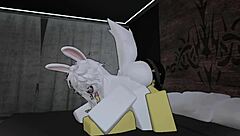 monster cock fucks big ass furry babe in condo