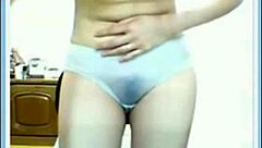 Asian Amateur Teases Panties In Sultry Softcore Solo