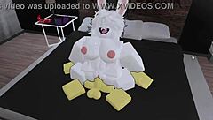 monster cock fucks big ass furry babe in condo