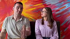 LATINA STUDENT FUCKS PROF GLASSES CLASS PASS