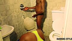 bbw blonde rides big black cock doggystyle hardcore