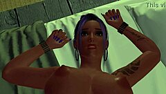 cleopatra sneaks out at night to ride friend's huge cock