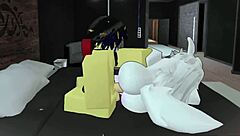 monster cock fucks big ass furry babe in condo