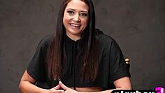 beautiful blonde babes strip lingerie in sexy workout tease