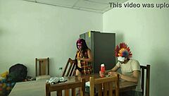 a housemaid flirts sensually with dildo 🔥😘