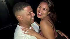 Rabuda Marcella Schultz pounds Leo Ogro at wild swing party