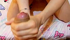 Romantic Blowjob Leads to Cute Facial Cumshot Bliss