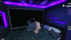 breeding this goth slut in roblox condo? 😈 who's next? 🔥