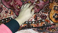 Girlfriend's Tent Cunnilingus Wakeup Halloween Orgasm