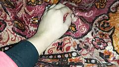 Girlfriend's Tent Cunnilingus Wakeup Halloween Orgasm