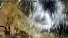 bookworm milf first anal toy massage outdoors