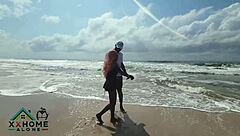 naughty petite teen first beach sex orgasm wet pussy