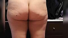 Wife's Big Natural Tits After Shower