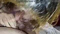 bookworm milf first anal toy massage outdoors