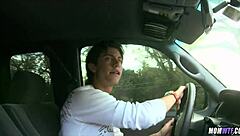 Gorgeous Blonde Milf Hairdresser Cougar Teases Horny Young Stud