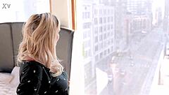 Gym lesbians kiss lick pussies during intense workout session