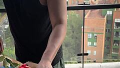 friend massages her intimately and romantically