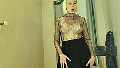 Fuck Me Now in Fitting Room Big Tits Blonde!