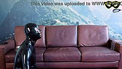 Filling dildo deep ass licking dirty face ride