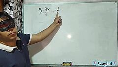 Nerdy mexican teacher gives sexual math lesson bedroom brown eyes