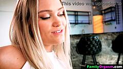 Step Daddy Rips Clothes for Quick Deepthroat Face Fuck Orgasm!