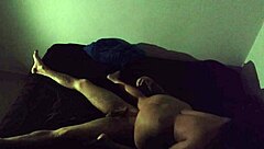 i sneak midnight fuck on uncle cam surprising him with wet pussy ride