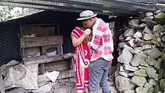 colombian babe's tight pussy stretched by monster cock