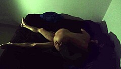 i sneak midnight fuck on uncle cam surprising him with wet pussy ride