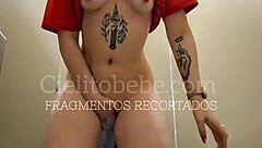 i strip on plane and rub myself at airport