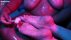 cutie piie teases feet rubbing popsicle sensually