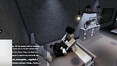 roblox bunny girl bounces on cock till filled