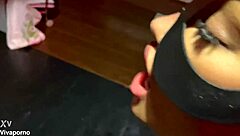 BDSM Slave Monika Fox Fingers Holes Pisses Wild