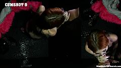 Blonde teen works hard for epic 10th cumshot gloryhole