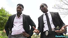 Blonde MILF Sophia West Fucks Ferociously Outdoors Disturbing Peace