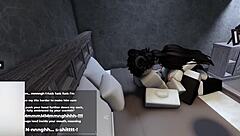 roblox bunny girl bounces on cock till filled