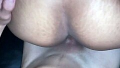 colombian latina bends over in lingerie for interracial doggystyle anal pounding