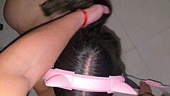 Huge Cumshot on Petite Kawaii Gamer Brunette's Face