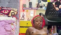 Anita's Dripping Wet Pussy Morning Tease Routine!