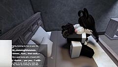 roblox bunny girl bounces on cock till filled