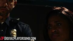 police officer nicole kitt bends over desk for bbc doggystyle interrogation pounding